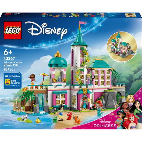 LEGO® Disney Princess Castle & Royal Pets Toy Building Playset 43267 Image