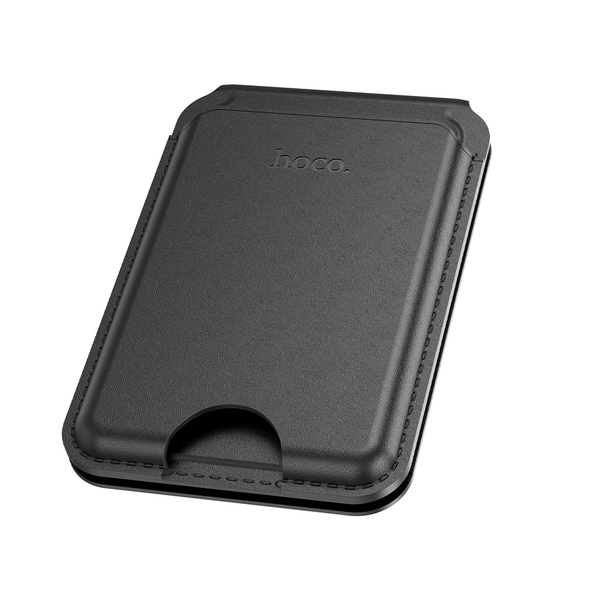 Hoco GT6 Black Magnetic Multifunctional Card Holder &amp; Stand for Smartphone