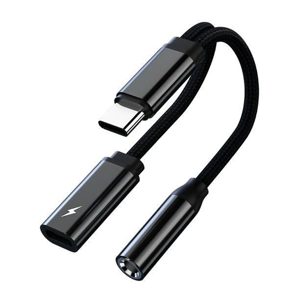 Type-C Converter 2-in-1 Charging Phone Adapter