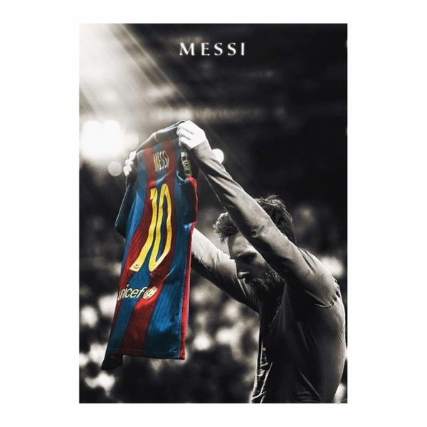 Leo Messi at Bernabeu - A1 Poster