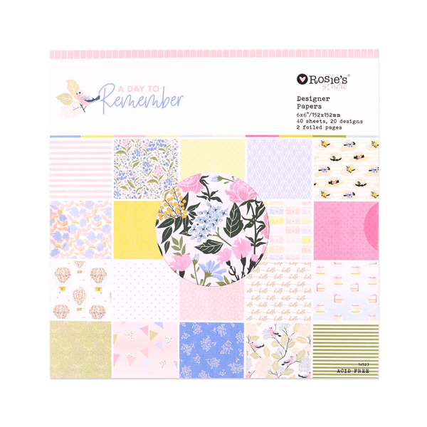 Day to Remember 6x6 Designer Paper Pack