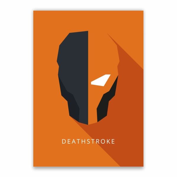 Deathstroke Mask Poster - A1