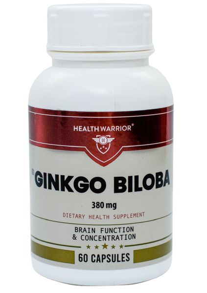 60 Ginkgo Biloba Gel Capsules 380mg