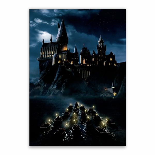 Boat Journey To Hogwarts Poster - A1