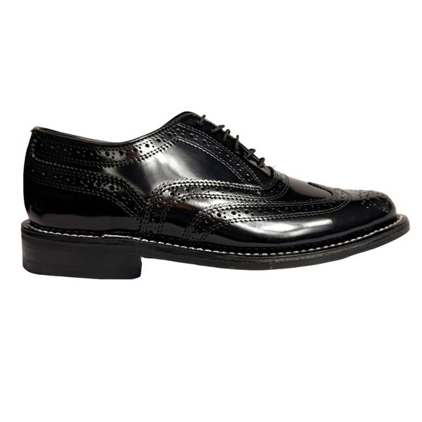 Florsheim - Men's Leather Kenmor Brogue Shoe - Black