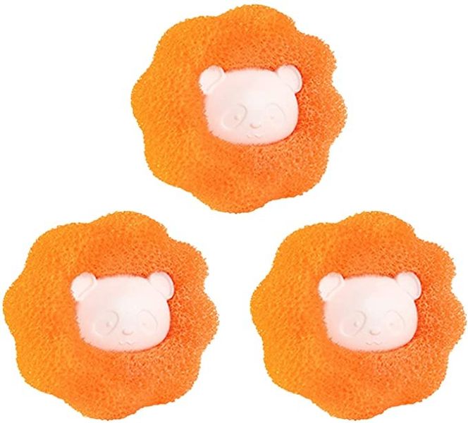 3-Piece Clothes Hair Removal Cleaning Laundry Ball Anti-Winding