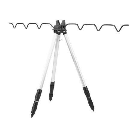 Fishing Rod Tripod holder Sturdy Adjustable Tripod Stand Holds Up to 7 Rods Image