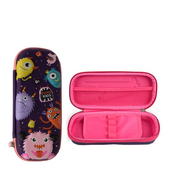 Hard shell pencil case - Monster