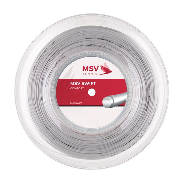 MSV Swift 1.30 White 200m - Tennis String