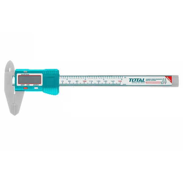 Total Tools 2Pcs Plastic Digital Caliper 0-150mm (0-6")