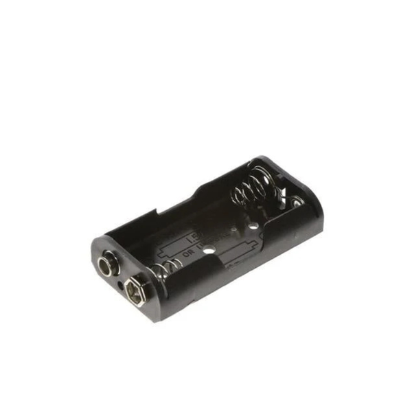 CMU UM3X2ST 2× AA Battery Holder with Snap Terminal