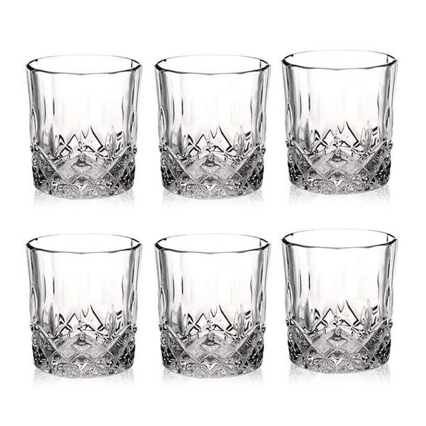 Dream Home - Hand Cut Premium Quality Scotch - Whiskey - Shot Glasses - Set of 6