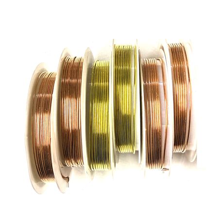 BEAD COOL-Beading Copper Wire-0.8 and 1.0 - 11 Meters Gemstone Wrapping Image