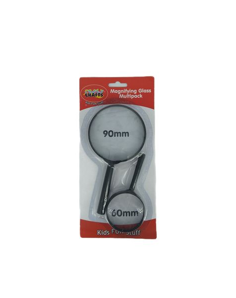 90mm and 60mm Magnifying Glass - Set of 2
