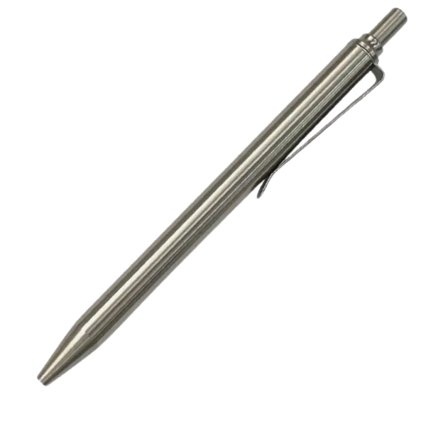 Stainless Steel Retractable Ball Point Pen