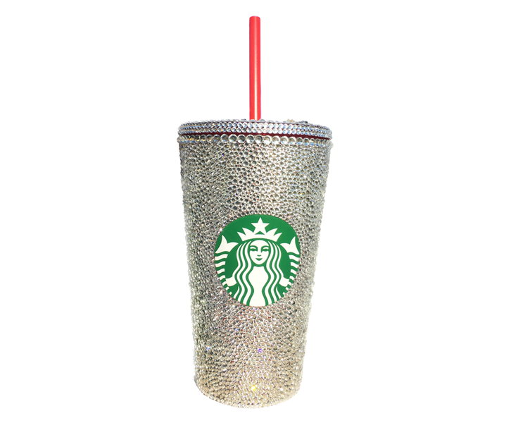 Bedazzled Starbucks Plastic Tumbler - 500ml