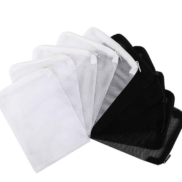 40 Pieces Aquarium Filter Bags Media Mesh Filter Bags White And Black