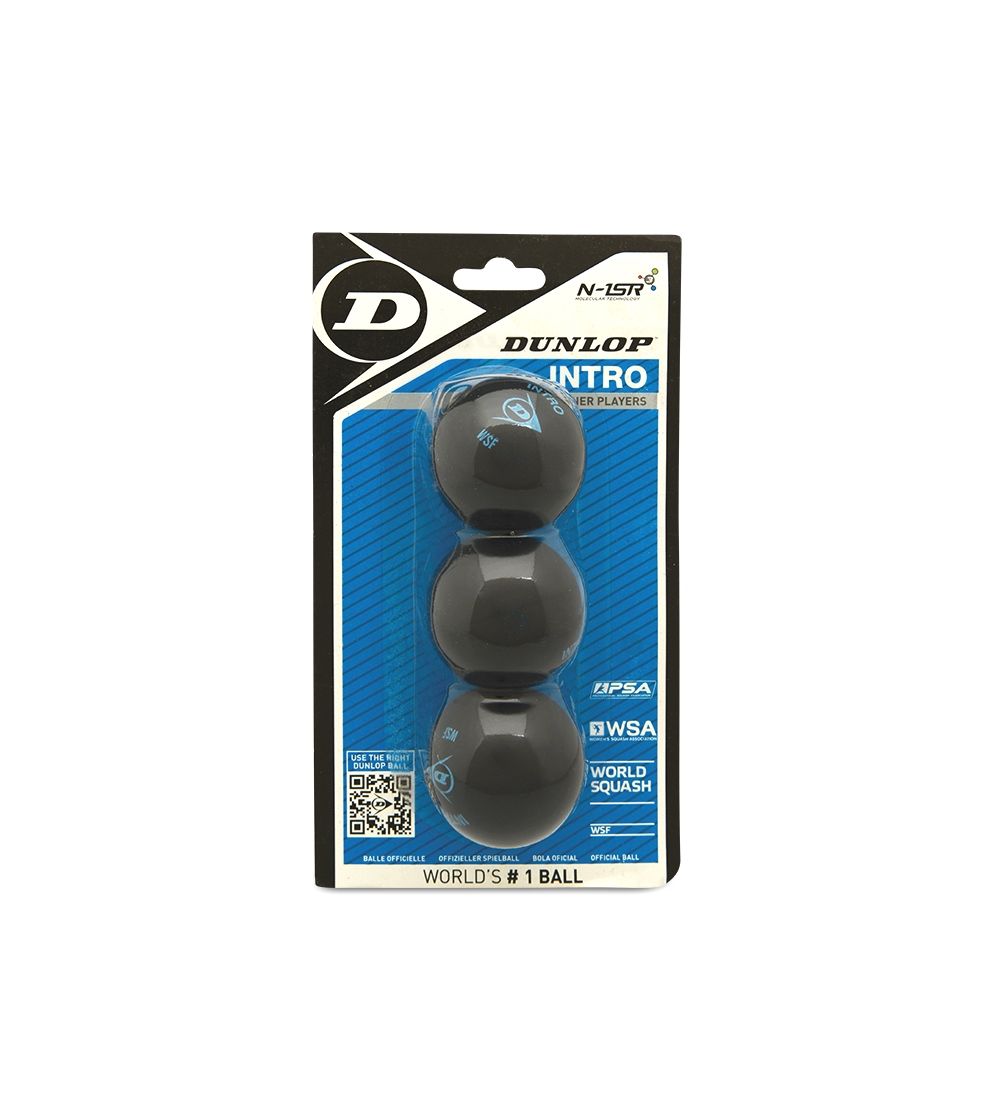 Dunlop Intro Squash Balls 3 Ball Pack Shop Today. Get it Tomorrow