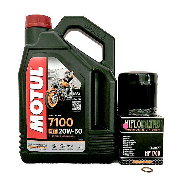 Oil service kit Harley Davidson 1 - with black oil filter