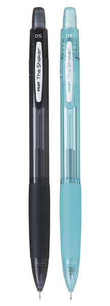 Pilot The Shaker Clutch Pencil 0.5mm Pack of 2 - Black and Peacock Green