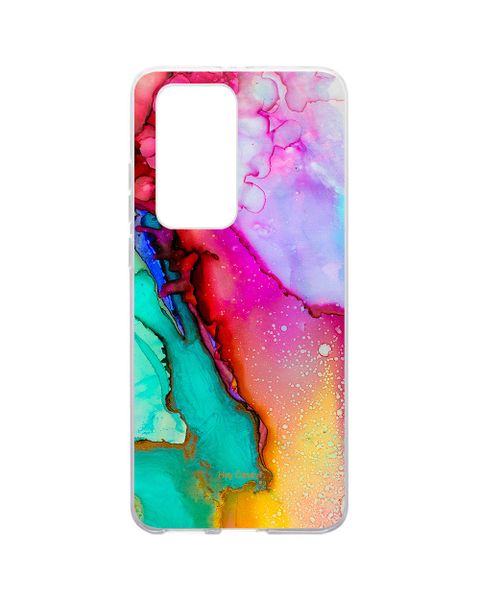 Hey Casey! Protective Case for Huawei P40 - Pink Ink
