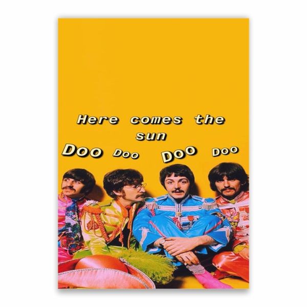 Here Comes The Sun Beatles Poster - A1