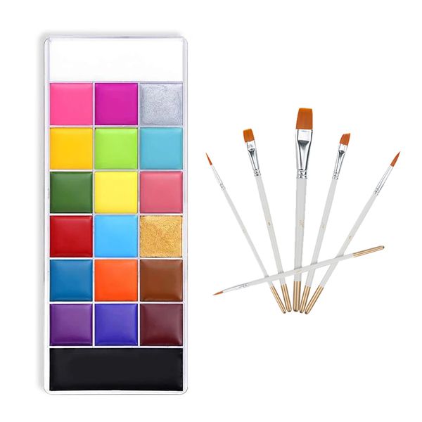 20 Color Body Painting Oil Painting Set, Children's Art Role-Playing Party