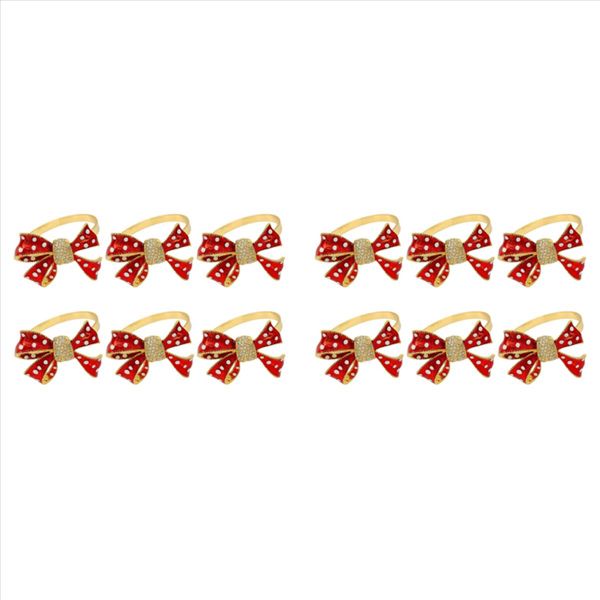 Napkin Rings Set Of 12 Butterfly Knot Napkin Ring For Wedding