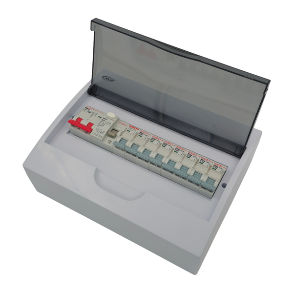 Onesto 12 Way Populated DB Board with Earth Leakage, Main Switch, Breakers