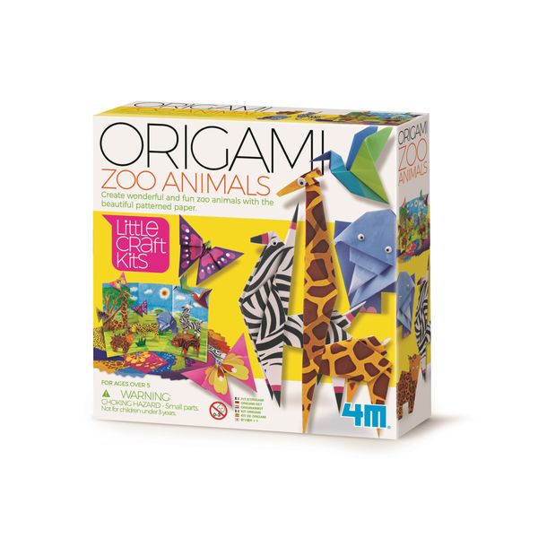 4M Creative Craft Bundle - Origami Animals and Dreamcatcher Making Kits