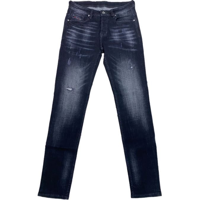 Enrico Coveri - ST802 Mens Black Washed Straight Leg Jeans | Shop Today ...