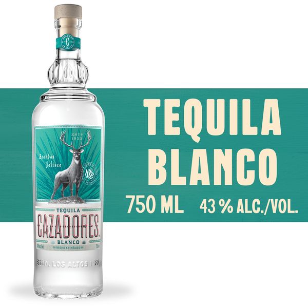 Cazadores Blanco Tequila 43% ABV 750ml