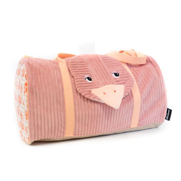 Les Deglingos Weekend Travel Bag - Pomelos the Ostrich