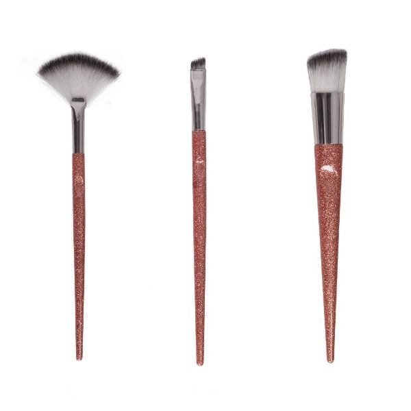 3Piece Makeup Face Brushes