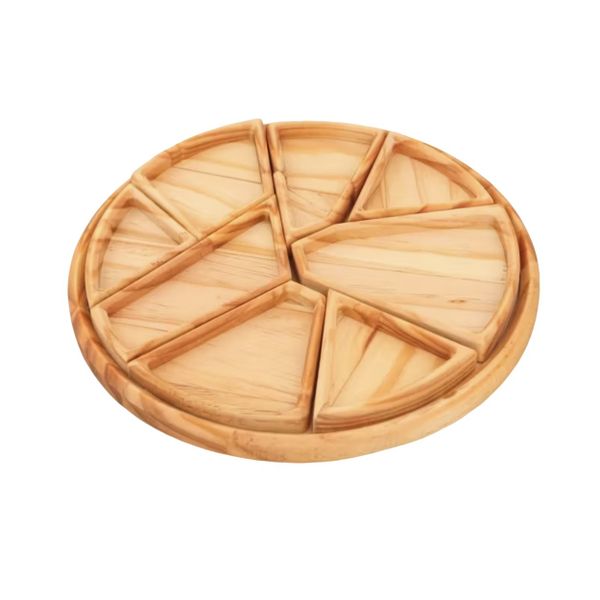 8-Petal Nut Serving Tray - 25×25cm Blooming Petal Design