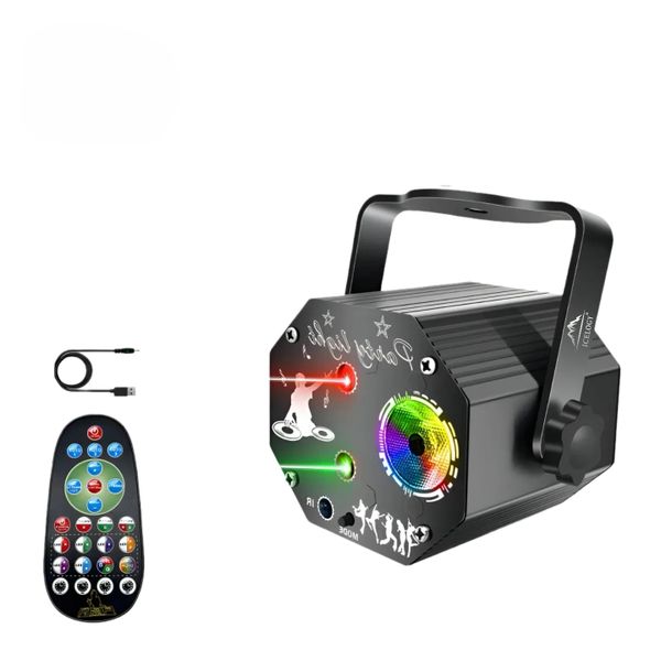Icelogy 64 Patterns Advanced 3-in-1 Laser Beam Stage Light For Party DJ