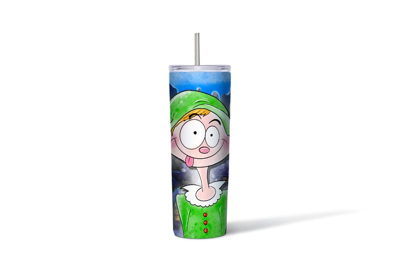 Imaging Architects Looney Green Character Stainless Steel Tumbler