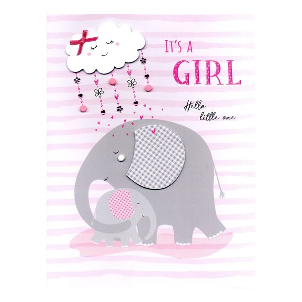 Gigantic Greeting Card - It's a Girl
