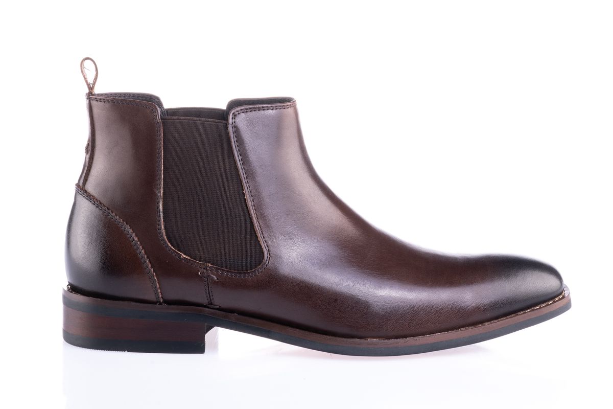 Marco Kavaleri - Men's Leather Slip-On Boots - Brown | Shop Today. Get ...