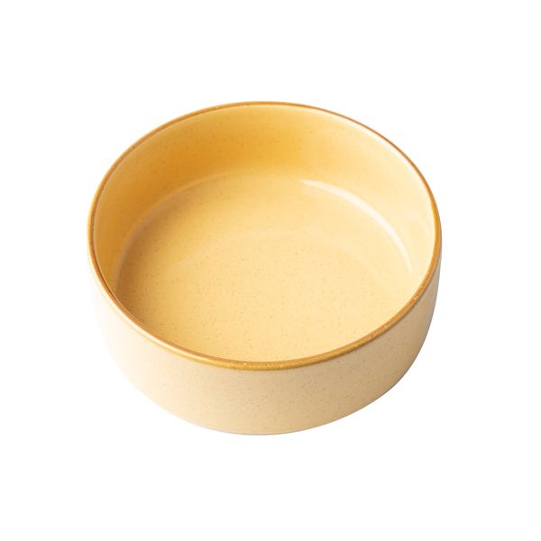 OMADA Flat Stackable Mustard Cereal Bowl