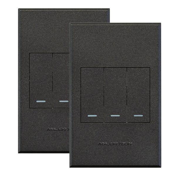 Veti 3 Three Lever One-Way Switch, Pack of 2 (3V113)