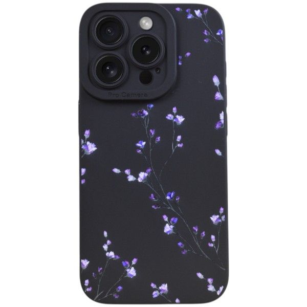 Stylish Floral Design Phone Cover - iPhone Compatible - iPhone 15 Pro
