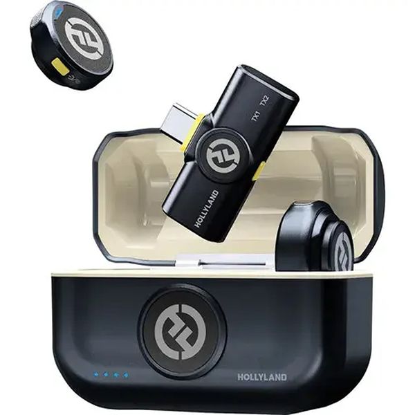 Hollyland LARK M2 Duo Wireless Lavalier Microphone With USB-C Connector