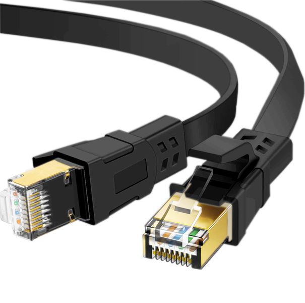 Cat 8 Ethernet Cable, 40Gbps 2000Mhz High Speed LAN Network Cable