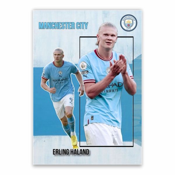 Erling Haaland Manchester City Poster - A1
