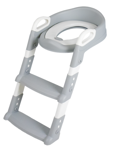 Potty Seat with ladder with Hand Grips, Antislip Foot Pads &amp; Height Adjustable