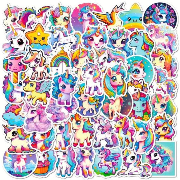 Beautiful Unicorn Journaling Stickers