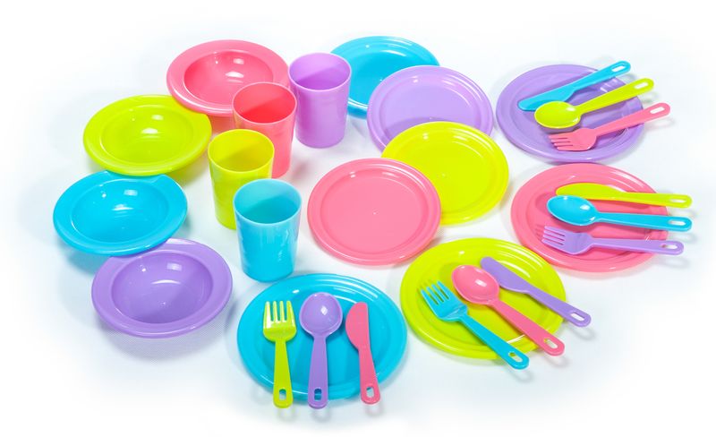 Kids Pastel Dinner Set 28 Piece