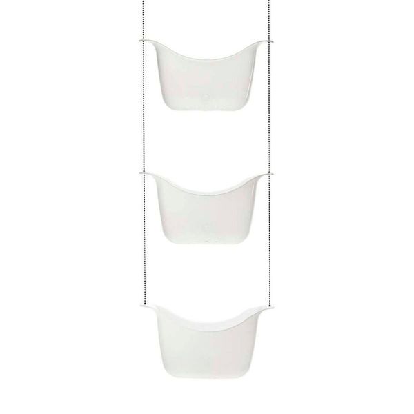 Umbra Bask Shower Caddy Transparent White