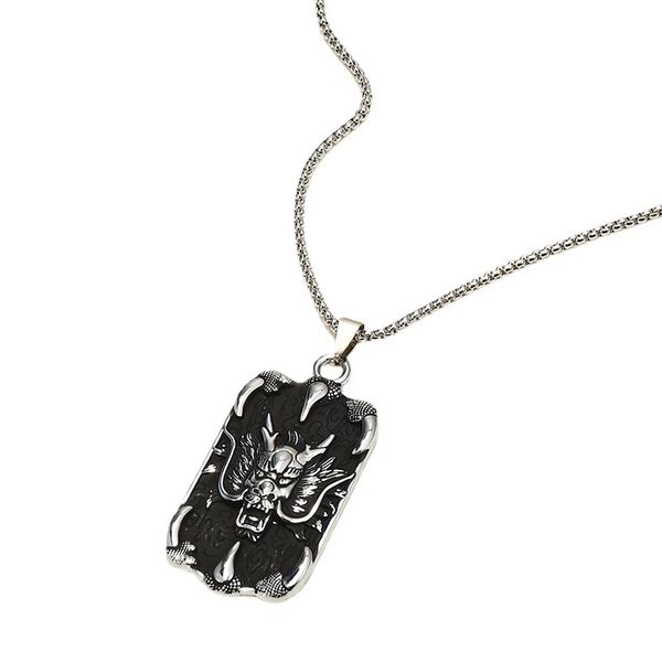Unique Dragon Head Pendant Necklace